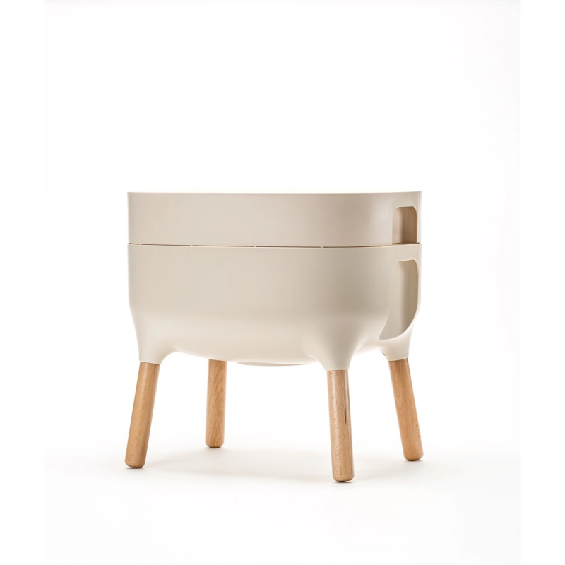 Plastia Nízká pěstební nádoba Urbalive, slonová kost, 48 x 50,5 x 38 cm