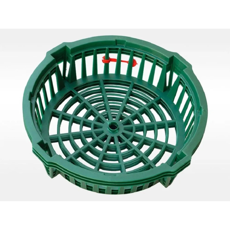 NOHEL GARDEN Košík na cibuloviny tmavě zelený, 22 cm, 3 ks