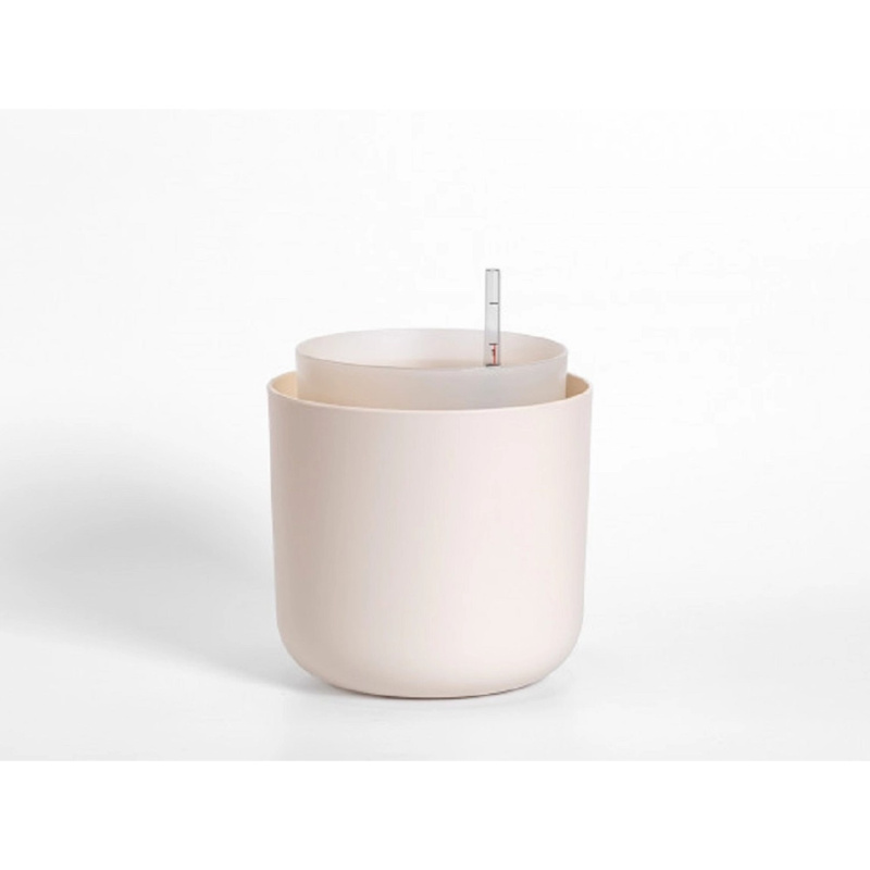 Plastia Samozavlažovací květináč Tolita béžová pr. 19 cm