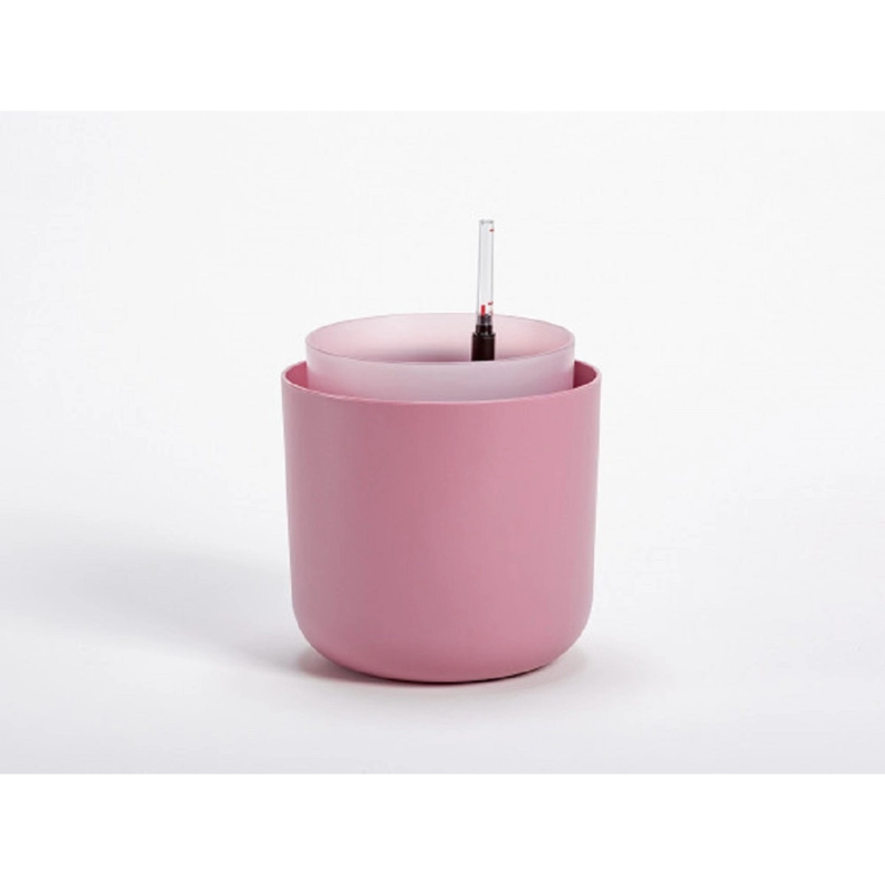 Plastia Samozavlažovací květináč Tolita růžová pr. 19 cm