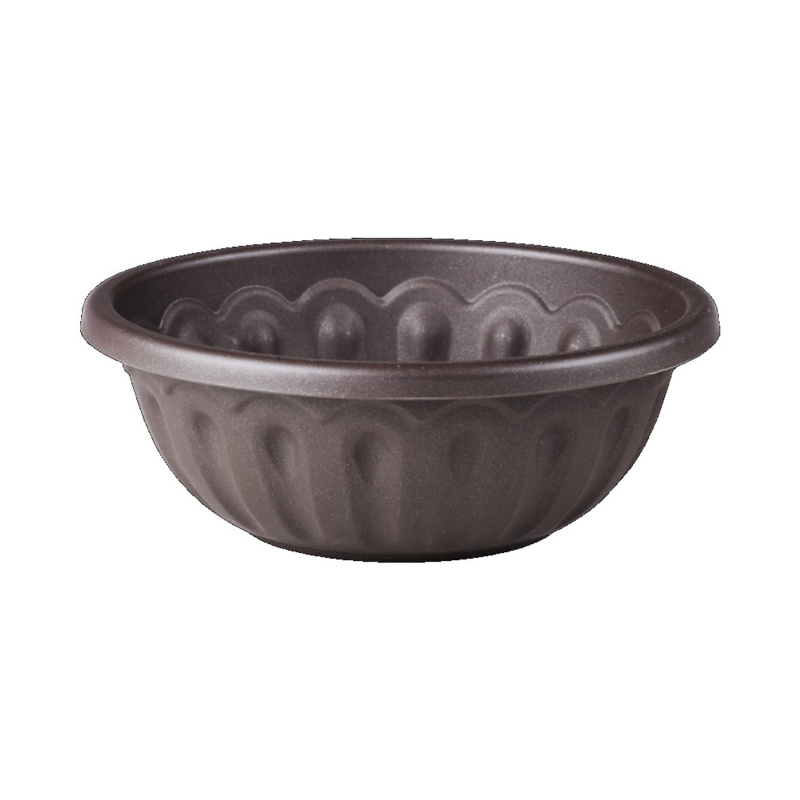 Plastia Žardina Lea, čokoláda, pr. 18 cm