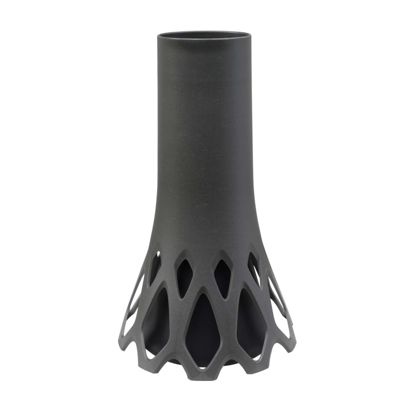 Plastia Váza se zátěží Roseta antracitová 1 l