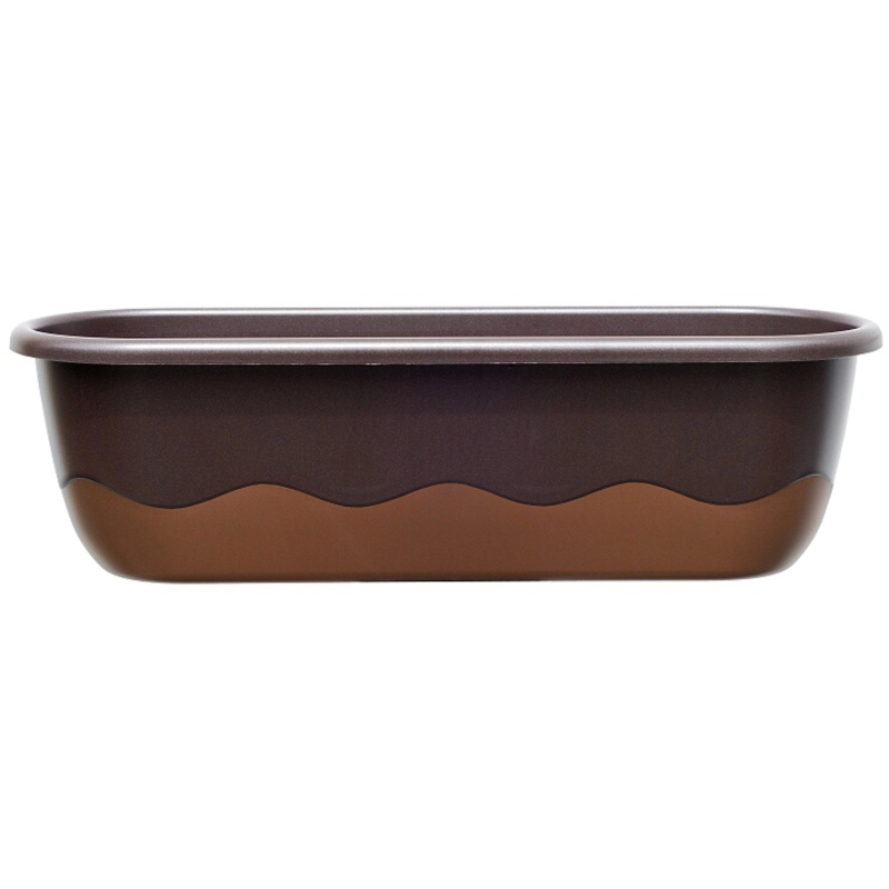Plastia Truhlík samozavlažovací Mareta čokoláda/bronzová 80 cm
