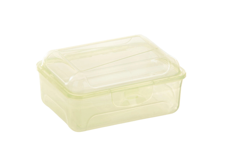 Svačinový box s klik uzávěrem 14 × 10 × 6,5 cm - 1 kus