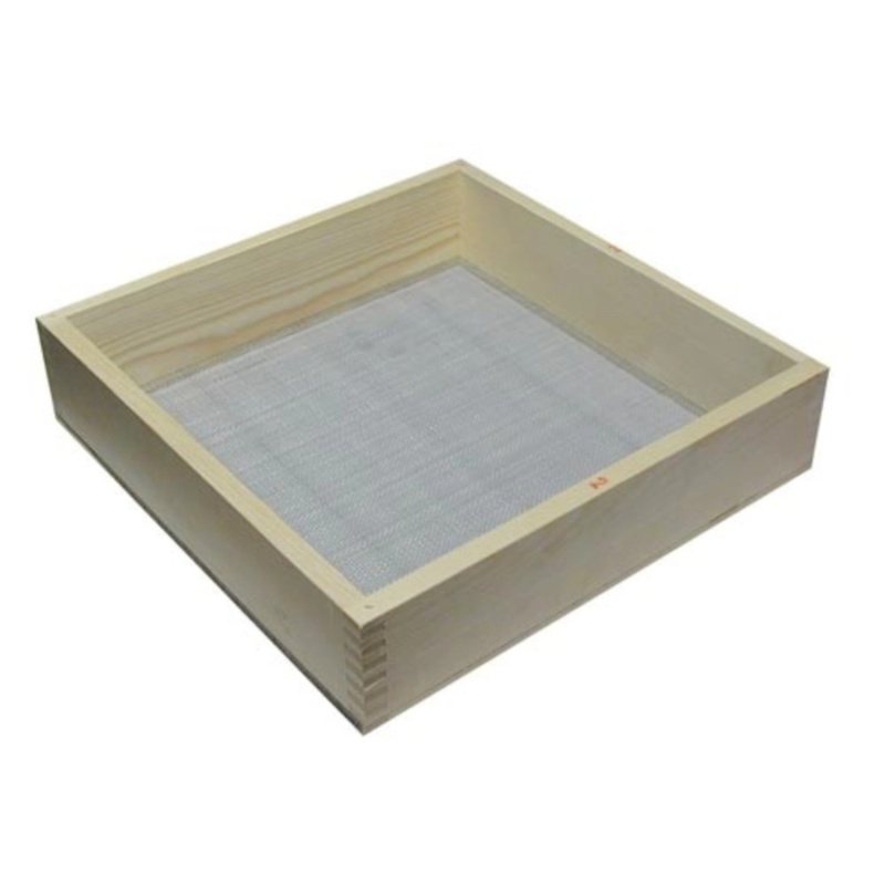 Síto zednické prohazovací v dřevěném rámu, oko 2 mm, 52 x 45 cm