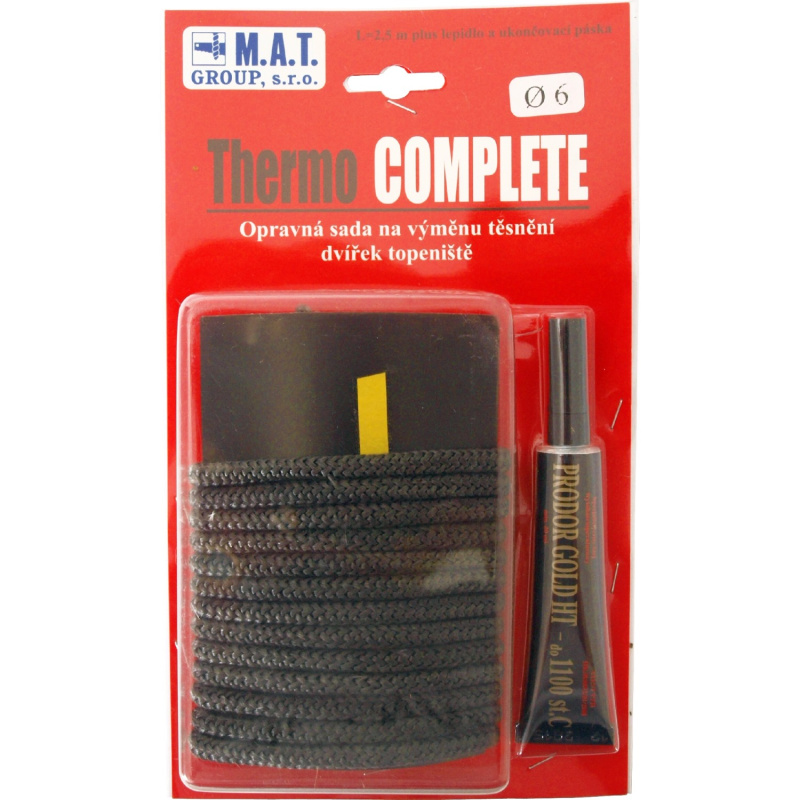 Šňůra izolační 10 mm Thermokomplet plus lepidlo