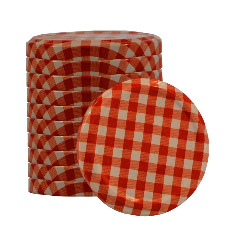 Víčko Twist, kanafas, 10 ks, pr. 82 mm