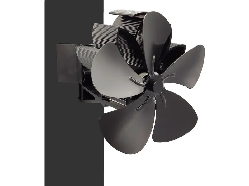 M.A.T. Ventilátor krbový na kouřovod, černá, 140 x 170 x 10 mm