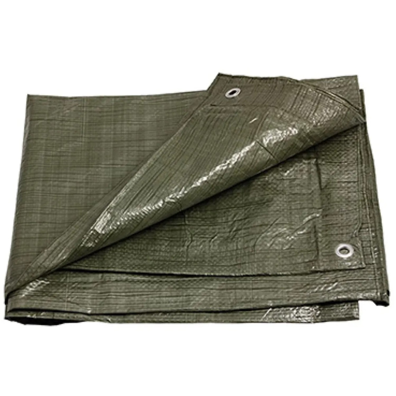 Plachta s oky, zelená, 4 x 6 m, 100 g/m2