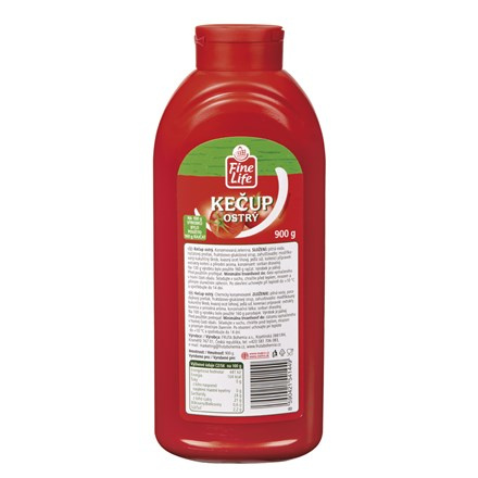 Fine Life Kečup ostrý 900 g