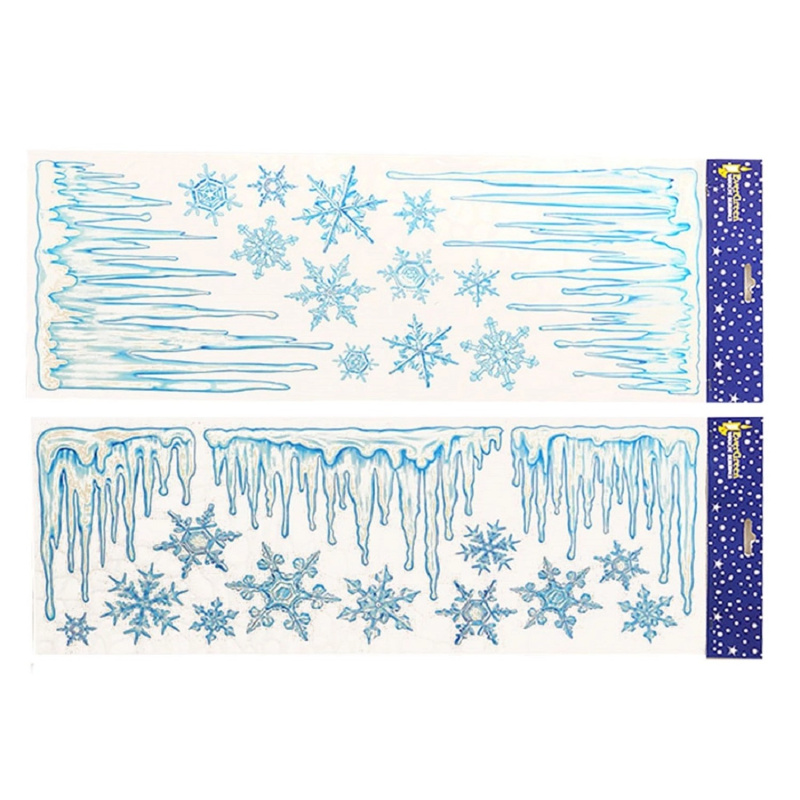 EverGreen  Vánoční okenní dekorace se zimním motivem