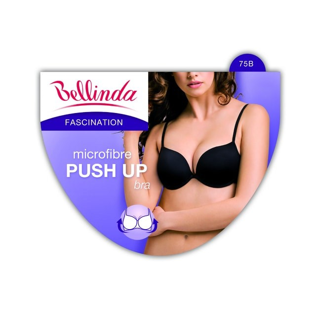 Podprsenka Bellinda 5210 Push-up Barva: Černá, Velikost: 80B