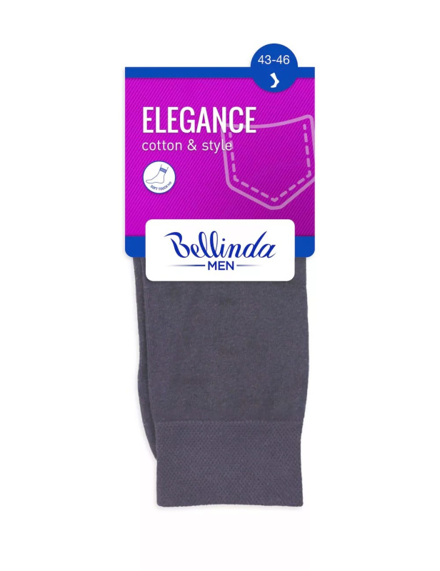 Ponožky Bellinda pánské Elegance 6511 Barva: Šedá, Velikost: 39-42