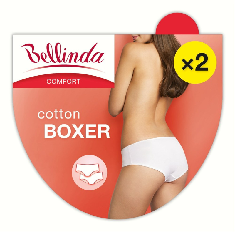 Boxerky dámské Bellinda 2411 (2 kusy v balení) Barva: Béžová, Velikost: M