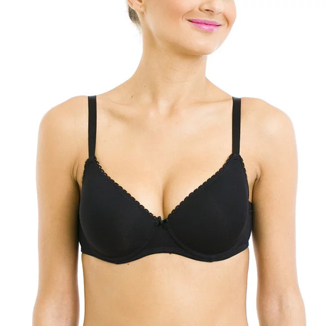 Dámská vyztužená podprsenka PERFECT SOFT BRA  černá - Bellinda 85B