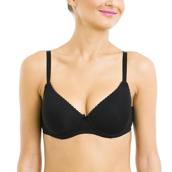Dámská vyztužená podprsenka PERFECT SOFT BRA  černá - Bellinda 85B