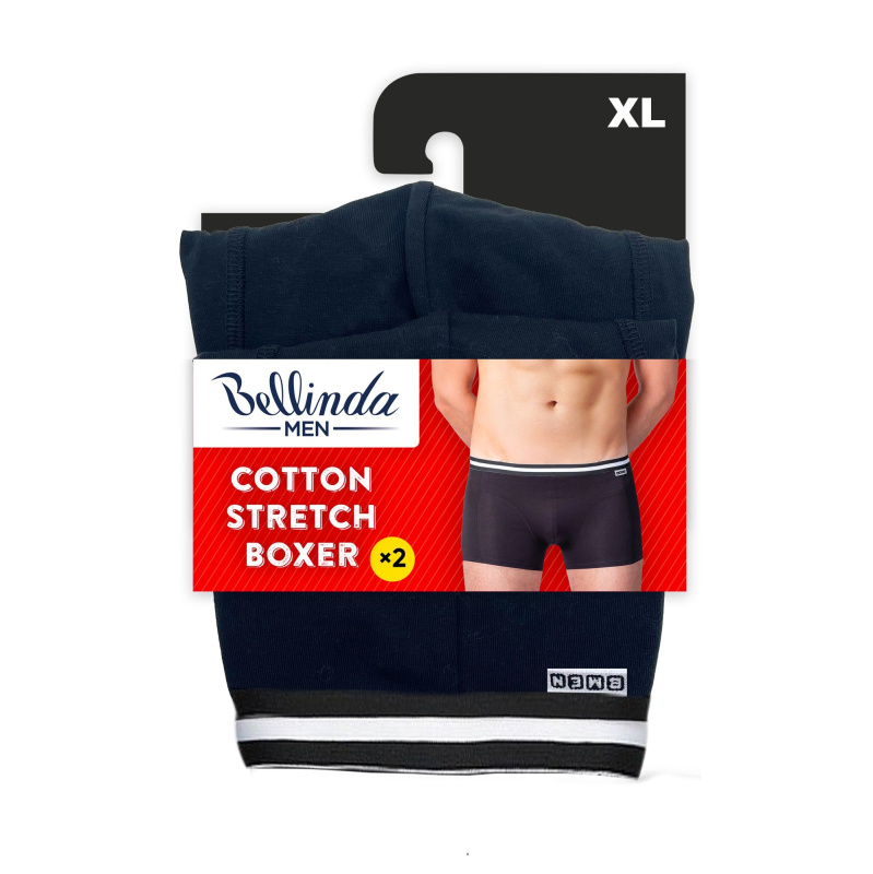 2PACK pánské boxerky Bellinda černé (BU846578-457) XL, trenky / trenýrky