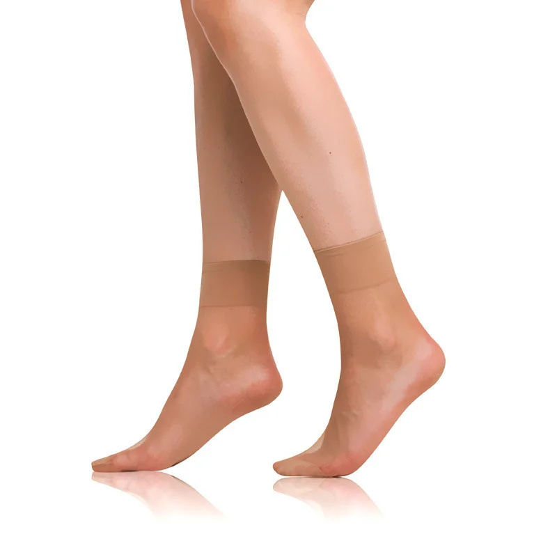 Dámské silonkové ponožky DIE PASST 20 DEN SOCKS 2 PACK - BELLINDA UNI amber