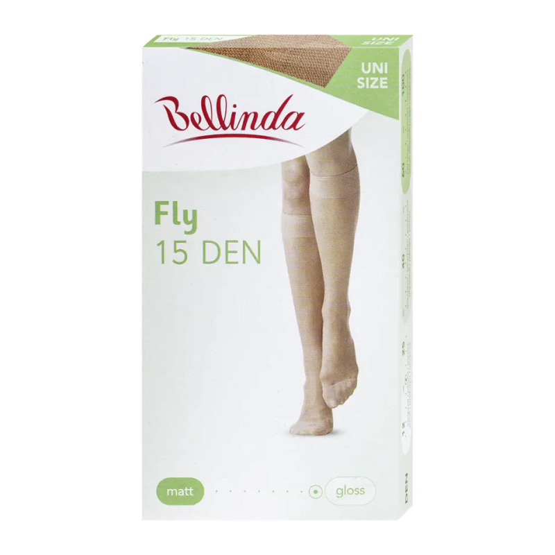 Bellinda Silonkové podkolenky FLY 15, tělové, vel. UNI