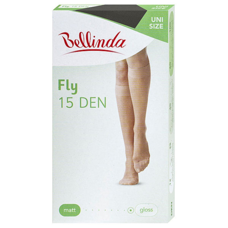 Bellinda Silonkové podkolenky FLY 15, černé, vel. UNI