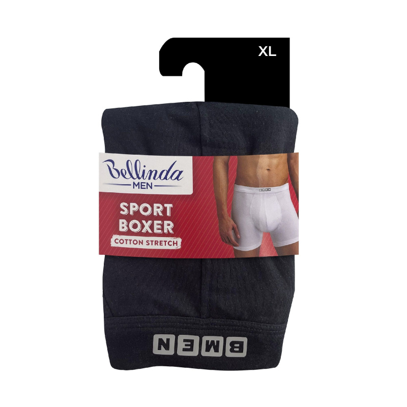 Bellinda Pánské bavlněné boxerky Sport vel. XL 1 ks černé