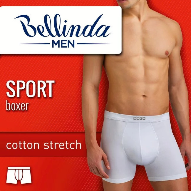 Pánské boxerky Bellinda bílé (BU858445-030) XXL, trenky / trenýrky
