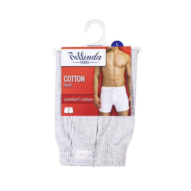 Boxerky Bellinda COTTON BU858765 Barva: Šedá, Velikost: L