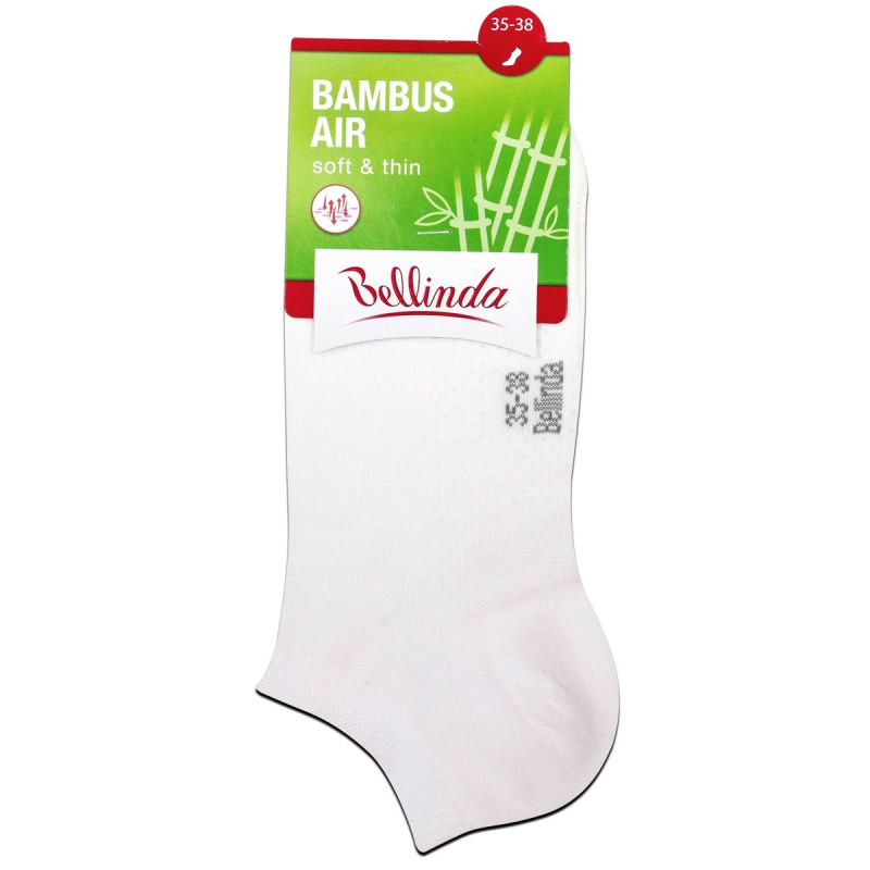 Bellinda Dámské bambusové ponožky bílé, velikosti 35–38