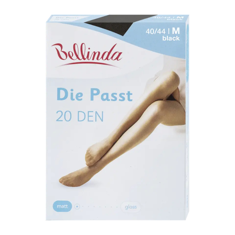 Bellinda Punčochové kalhoty DIE PASST 20 DEN, černé, vel. M