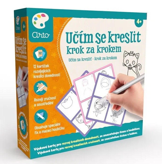 Arto Učím se kreslit Krok za krokem