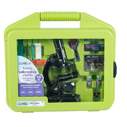 Mac Toys Mikroskop na baterie dětský set v kufříku