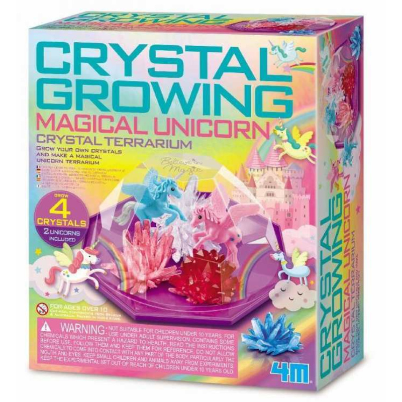 4M Sada krystalů s jednorožci