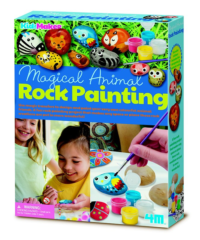 4m malování na kameny zvířata