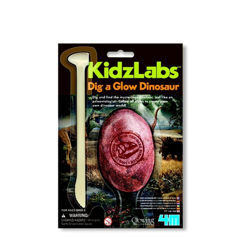 4M Kostra - dinosaurus fosforeskující