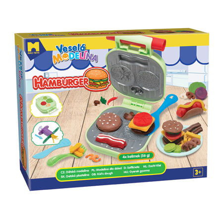 MODELO Veselá modelína burger 4x56g