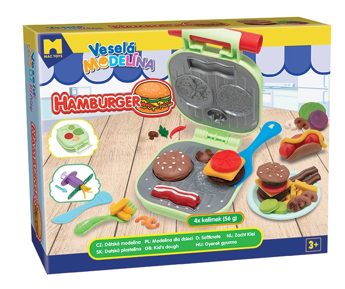 MODELO Veselá modelína burger 4x56g