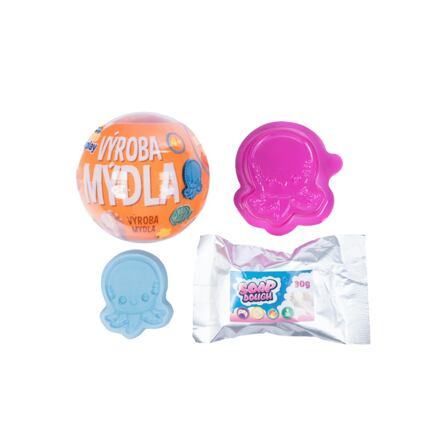 MAC TOYS Modelo Výroba mýdla mořský svět kreativní set v kouli m4413024