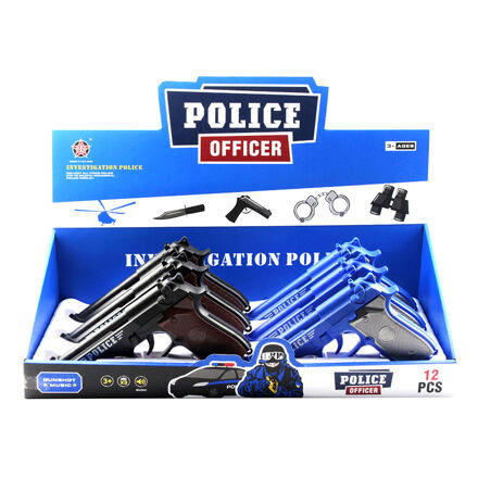 Mac Toys policejní pistole s odznakem