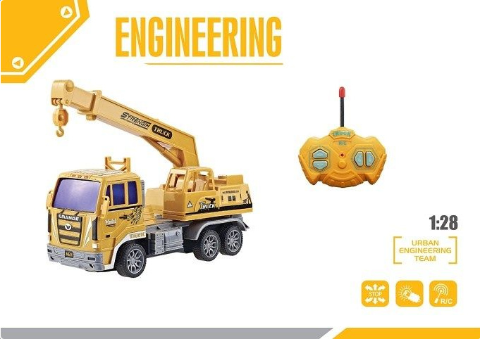 MAC TOYS 150552 Jeřáb na dálkové ovládání 20 cm