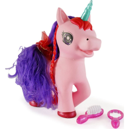 Mac Toys Jednorožec se zvukem, růžový