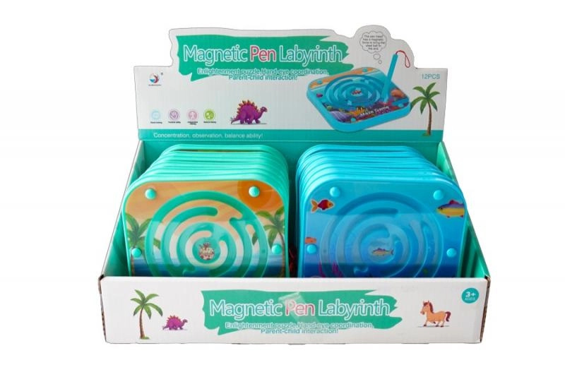 QUIZY Labyrint s magnetickým perem, 2 druhy