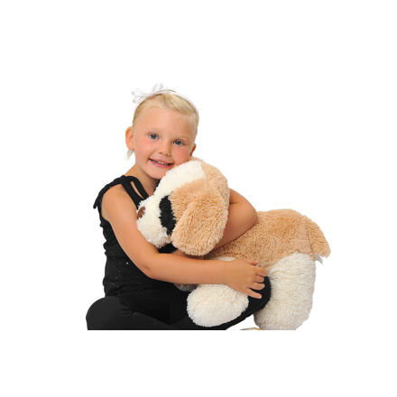 Mac Toys Pejsek s hnědýma ušima, 30 cm