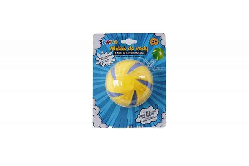 Mac Toys SPORTO Míček do vody 8cm žlutý