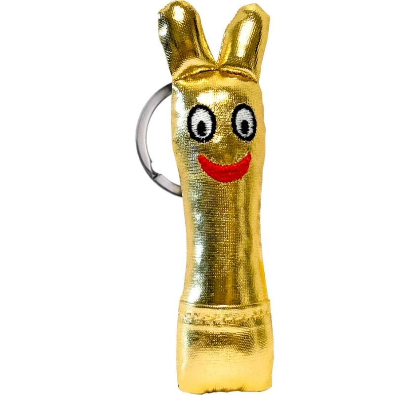 Bludišťák klíčenka v zlaté barvě