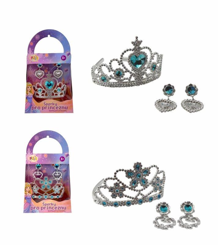 Plejo šperky pro princeznu – kouzelná sada korunky a náušnic
