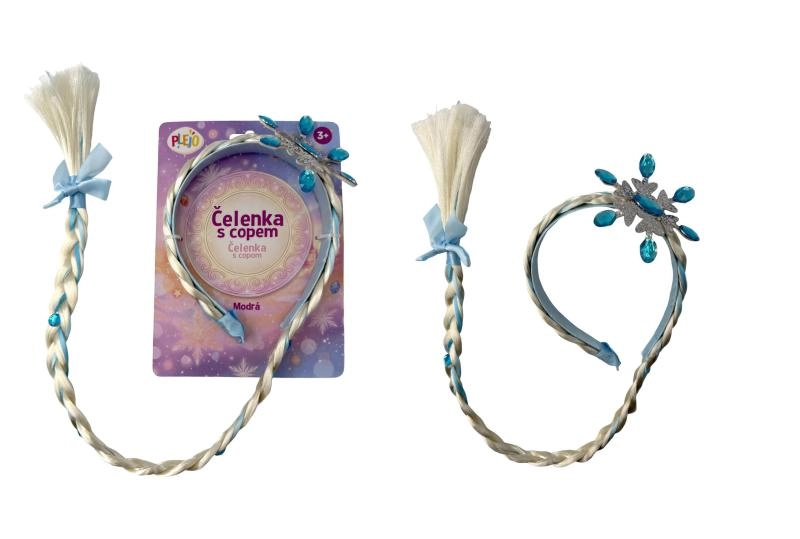 PLEJO Čelenka s copem, modrý