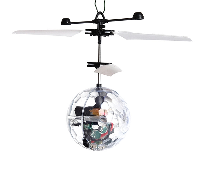 Mac Toys Levitující planetka koule magická vrtulníková ovládání dlaní LED Světlo