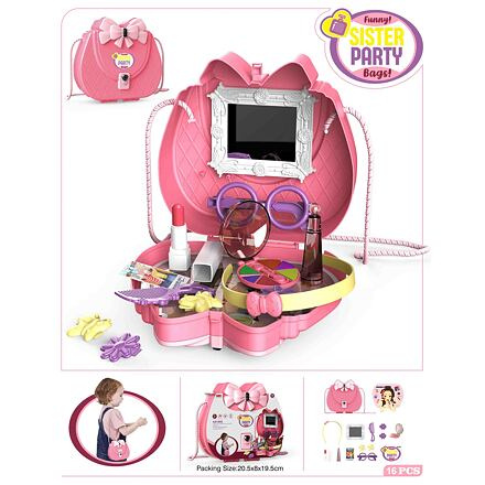 Kaiyue 1203FN Beauty set pro dívky fén žehlička kulma a kosmetické doplňky 12ks