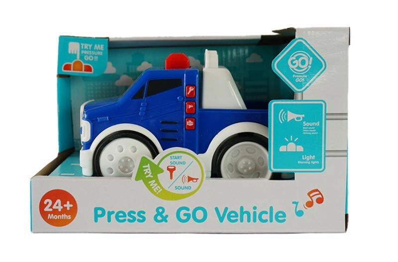 MAC TOYS Policejní auto se zvukem a světlem