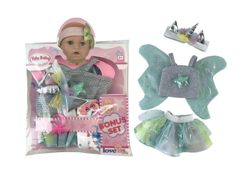 MAC TOYS Šaty na panenku 30-38cm